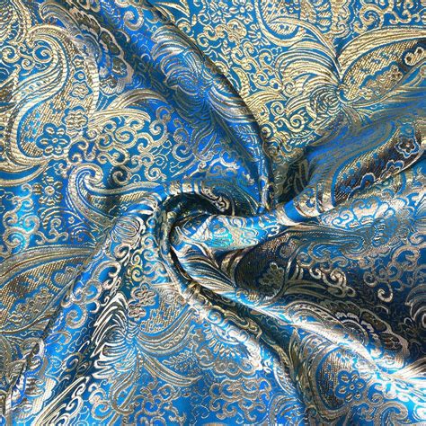 Paisley Brocade Fabric 